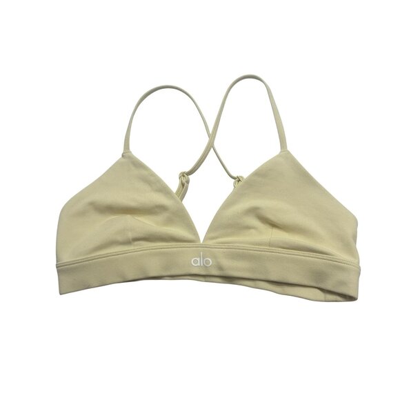 ALO Yoga Splendor Bra in Lemon Ice - threedaughtersproperties.com
